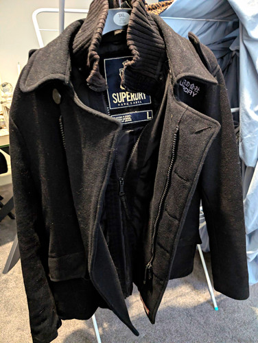 Superdry men black pea - superdry,