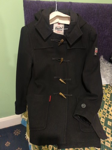 Super dry mens pea coat - dry,