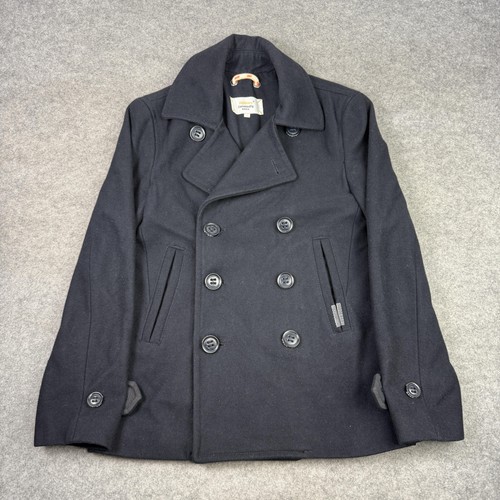 Superdry coat mens small navy - superdry,