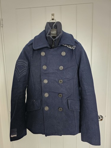 Superdry pea coat mens - superdry,
