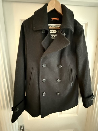 Mens superdry peacoat size - peacoat,