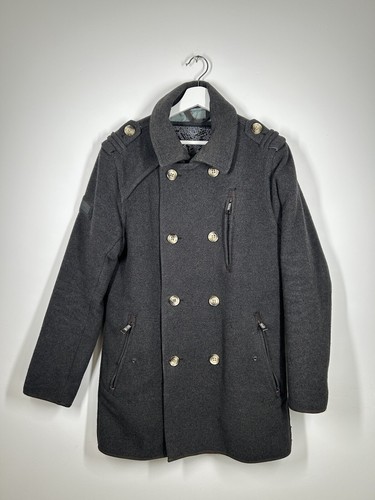 Superdry double breasted wool - superdry,