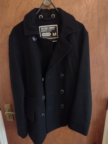 Used superdry black - black, pea