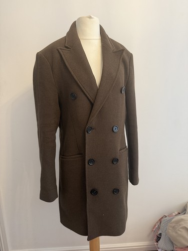 Superdry khaki wool - wool, coat