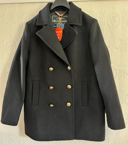 Superdry womens pea coat - superdry,