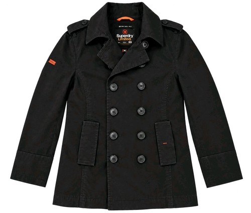 Superdry pea coat - coat, bridge