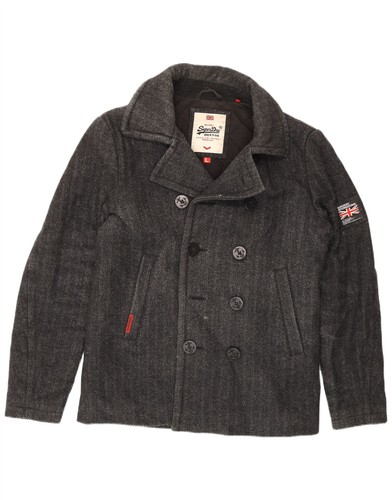 Superdry mens pea - coat, uk