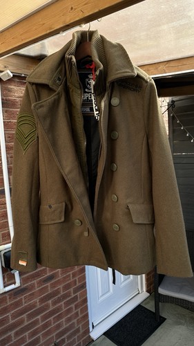 Superdry men pea jacket - superdry,