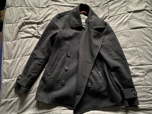 Superdry men pea coat - superdry,