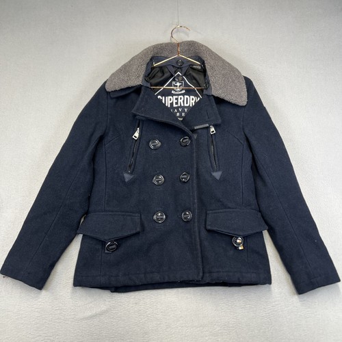 Superdry navy label - label, small