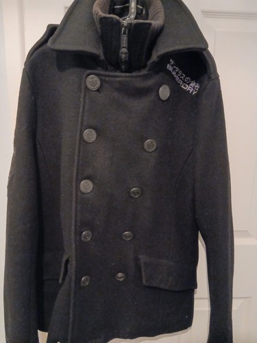 Superdry mens peacoat black - mens,