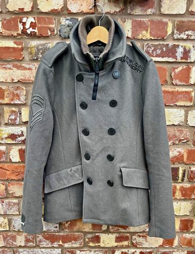 Superdry navy label classic - label,